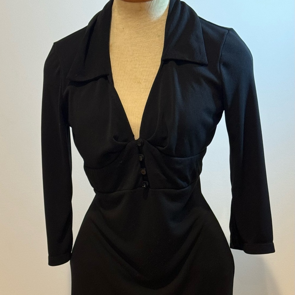 Black Casual Work/Dinner Dress